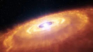 Artist's impression of the disc around a young star | ESO