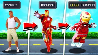 I UPGRADED IRONMAN TO LEGO IRONMAN IN GTA 5!