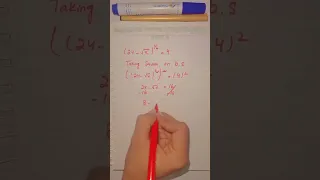 Complicated Algebra Problem with Square Roots, Radicals & Exponents  Part 2, #shorts #youtubeshorts