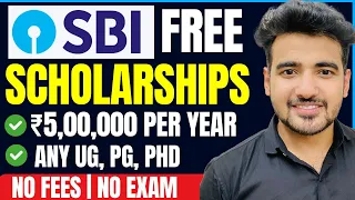 SBI Launched Free Scholarships For Students | ₹5 Lakhs/Year Scholarship | SBI Asha Scholarship 2023