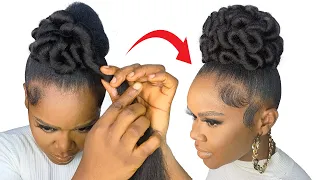 Quick And Easy Hairstyle Using Braid Extension 😱