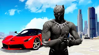 PLAYING as BLACK PANTHER in GTA 5!