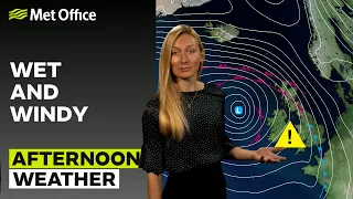 07/12/23 – Milder air moving in – Afternoon Weather Forecast UK – Met Office Weather