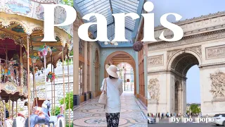 [France trip 🇫🇷 #1] A day to enjoy Paris, the city of flowers | Champs Elysées & Arc de Triomphe