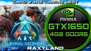🦕ARK Survival Ascended | ✔️GTX 1650 4GB GDDR6 Benchmark Test | RAXYLAND Hardware Gaming Test
