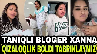 TANIQLI BLOGER XANNA 2 BOR ONA BOLDI,SAMINA ISMLI QIZALOQ MUBORAK