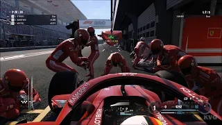 F1 2018 - Shanghai International Circuit - PIT Stop Gameplay (PC HD) [1080p60FPS]