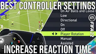 FIFA 22 - Best Controller Settings To INCREASE Reaction Time / Give You An ADVANTAGE/WINS