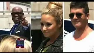 Demi Lovato,L.A and Simon Cowell interview on Austin audition.