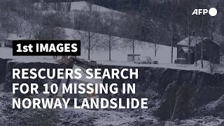 Rescuers search for 10 still missing in Norway landslide | AFP