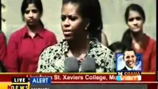 Michelle Obama on MAD in St Xavier's Mumbai