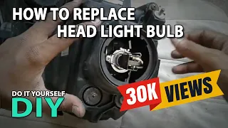 How to change head light bulb | DIY | SsangYong Rexton