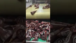 How Cornetto Icecream is made in Factory