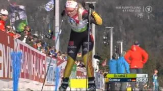 Biathlon- WM Frauenstaffel holt Gold