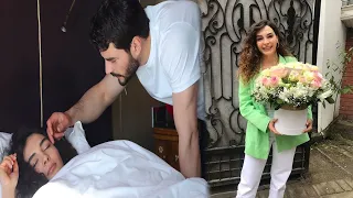 Ebru Şahin fell ill and Akın Akınözü sent her flowers!