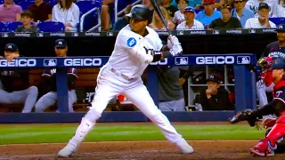 Luis Arraez Slow Motion Baseball Swing Hitting Mechanics Instruction Batting Stance Video