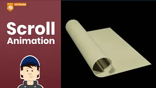 How to make a rolling scroll animation in Blender [2.92]