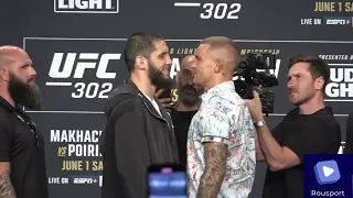 Ça chauffe déjà entre les deux. UFC 302 MAKHACHEV - POIRIER / QUI VA GAGNER CE COMBAT ?