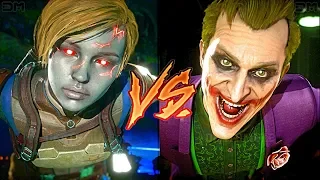 MK11 Revenant Cassie Cage VS Real Victory Poses (Side by Side Comparison)