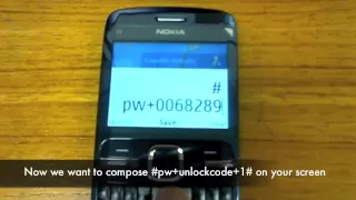 How to Unlock Nokia C3 by Unlock Code - Rogers, Fido, Chatr C3 Network Sim Unlocking Instructions