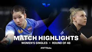 Sakura Mori vs Adina Diaconu | WS | WTT Star Contender Doha 2022 (R48)