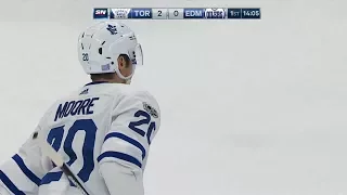 Dominic Moore 4th Goal of the Season! 11/30/17 (Toronto Maple Leafs vs Edmonton Oilers)