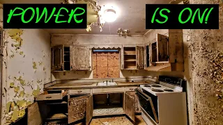 SECRET Hidden ABANDONED Home - Power Is ON!