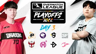 [CoStream] Overwatch League 2022 Season | Playoffs Day 3