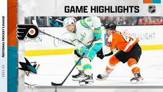 Flyers @ Sharks 12/29 | NHL Highlights 2022