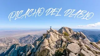 Así es el camino para llegar al Picacho del Diablo, la cima de Baja California, México.