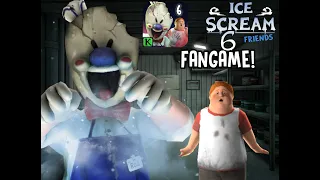 ICE SCREAM 6 FRIENDS FANGAME GAMEPLAY!