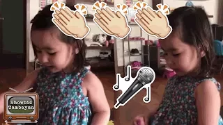 Scarlet sings BAHAY KUBO without any mistake at 2 years old!