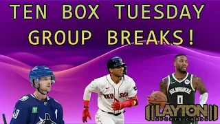 Ten Box Tuesday Group Breaks and Personals w/ LSC!