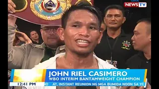 BT: John Riel Casimero, wagi via knockout laban kay Cesar Ramirez para manatiling WBO Interim...