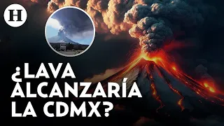 ¿Hasta dónde llegaría la lava del Popocatépetl si hace erupción? Estos serían los daños