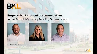 Purpose-built student accommodation webinar