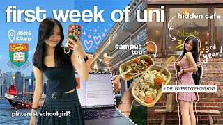 first week of uni📚🧸: cafe date🎀, hku campus📝, hong kong life🎏