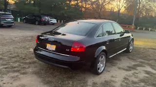 5,700-mile 2001 Audi A6 4.2 lights on walk around