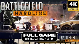 Battlefield Hardline Gameplay Walkthrough | FULL GAME | PC 4K MAXED ULTRA GRAPHICS 60FPS