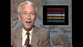 4/23/1985 CBS Newsbreak with Terry Drinkwater "Sen Sam Ervin passes away" "Contra Aid"