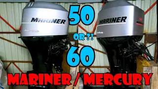 MUST SEE OF TEST OF MARINER / MERCURY 50 HP 4 STROKE OUTBOARD MOTOR LONG
