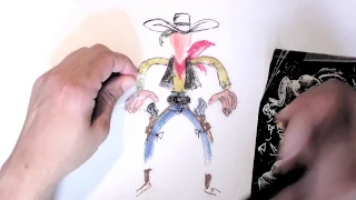 "Lucky Luke" (tape art tribute)