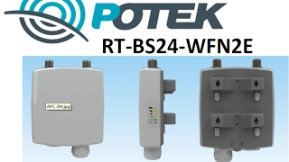 Точка доступа ROTEK Wi-Fi 2.4 ГГц RT-BS24-WFN2E (RT3050F) испытание дальности, 30 dBm