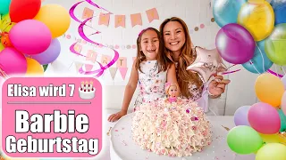 Elisas 7. Geburtstag 🎂 Barbie Torte! Party mit Schatzsuche! Geschenke auspacken! Mamiseelen