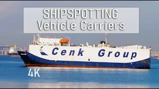 2 Vehicles carriers - Cenk Car Valletta & Neptune Lines Kefalonia 4K 50fps