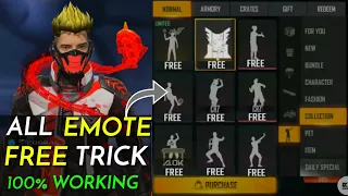 How To Get Free Emotes In Free Fire Free Emote Best Trick