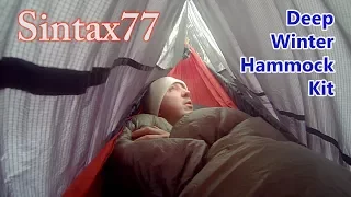 Deep Winter Hammock Camping System