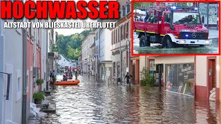 [GROßALARM: HOCHWASSER IN BLIESKASTEL!] - Altstadt überflutet | Einsatzfahrten | 18.05.2024 -