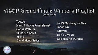 ASOP Grand Finals Winners Playlist Years 7 and 8