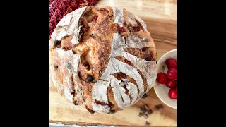 Cherry Chocolate Sourdough Bread